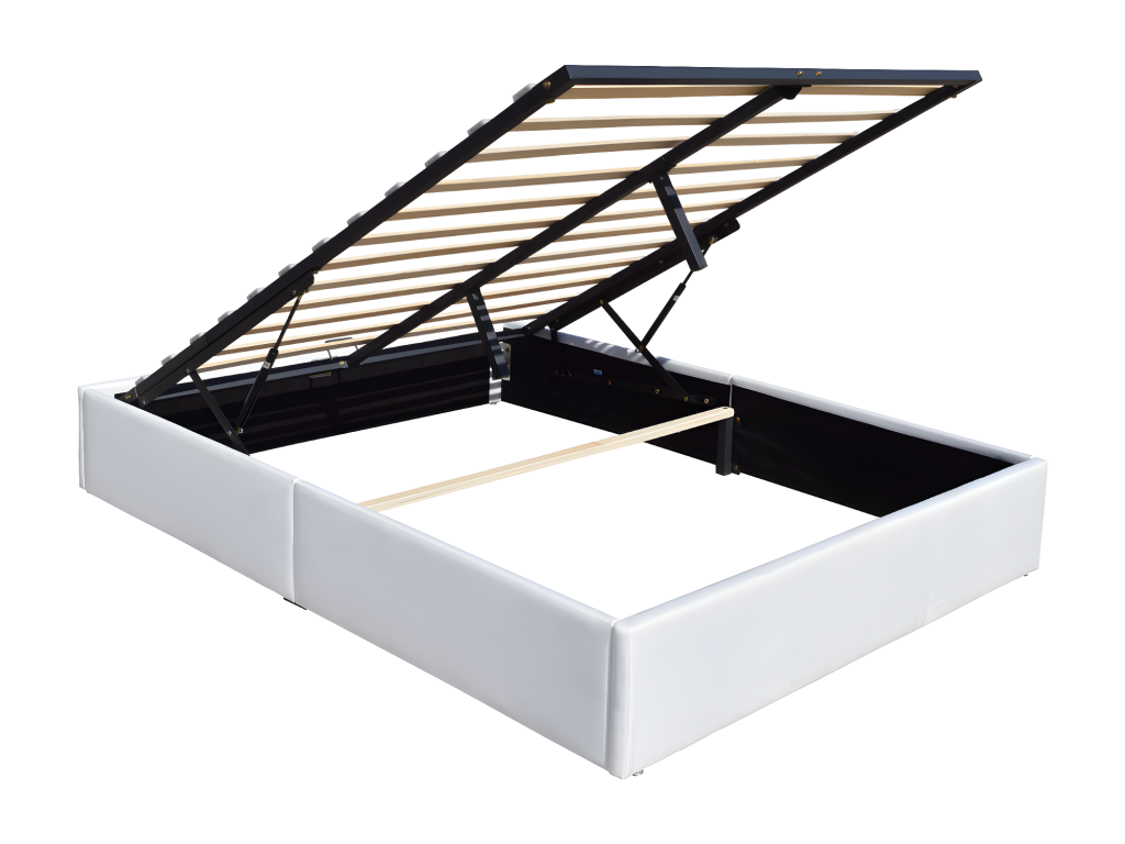 Matelas blanc avec rangement, 190 x 120 x 29 cm