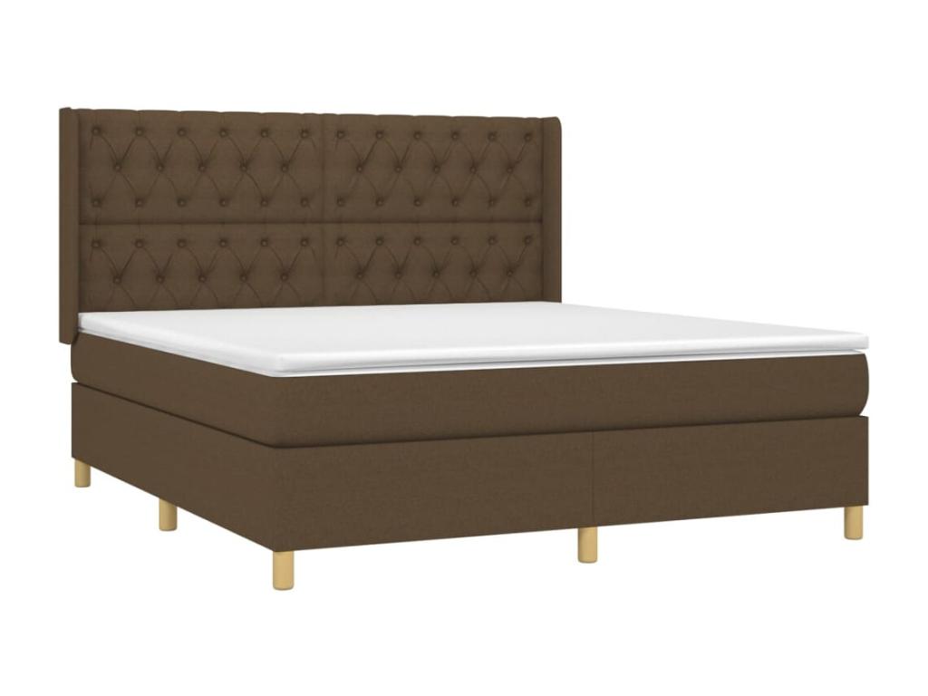 Matelas marron, 203 x 163 x 128 cm