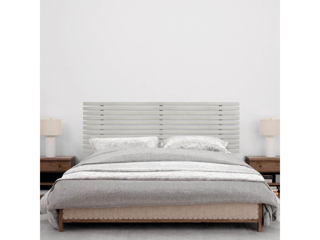 Cadre de lit gris, 135 x 1,3 x 46 cm