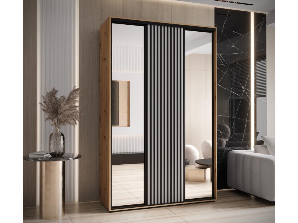 Armoire blanche 3 portes, 150 x 45 x 205,2 cm