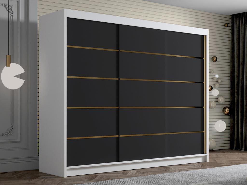 Armoire noire, 58 x 58 x 215 cm