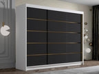 Armoire noire, 58 x 58 x 215 cm