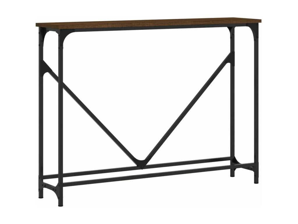 Table marron, 102 x 22,5 x 75 cm