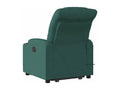 Fauteuil d'appoint électrique en tissu vert