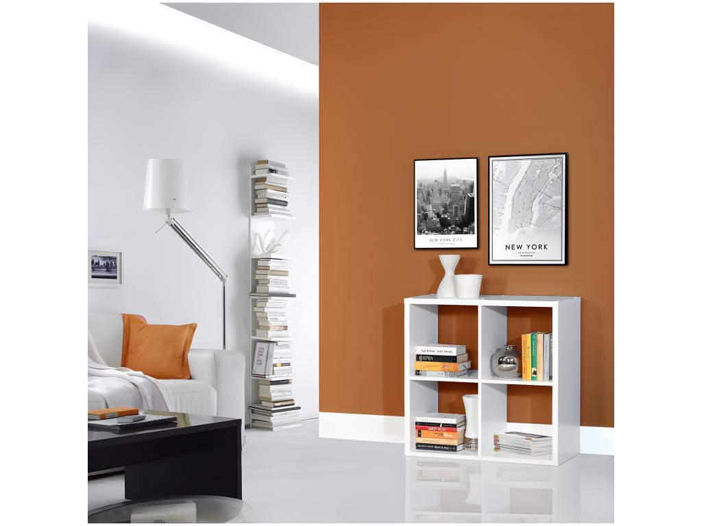 Étagère blanche, 73 x 33 x 73 cm