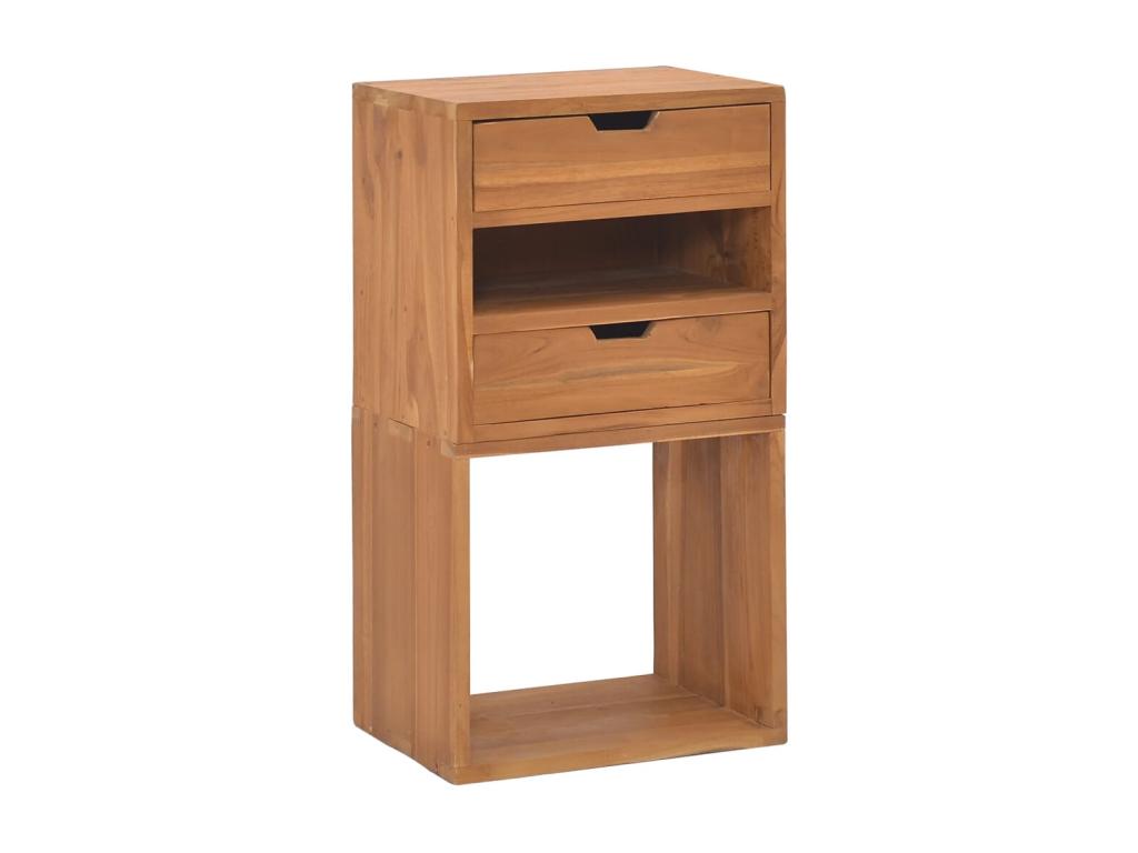 Armoire marron avec rangement, 40 x 30 x 76 cm