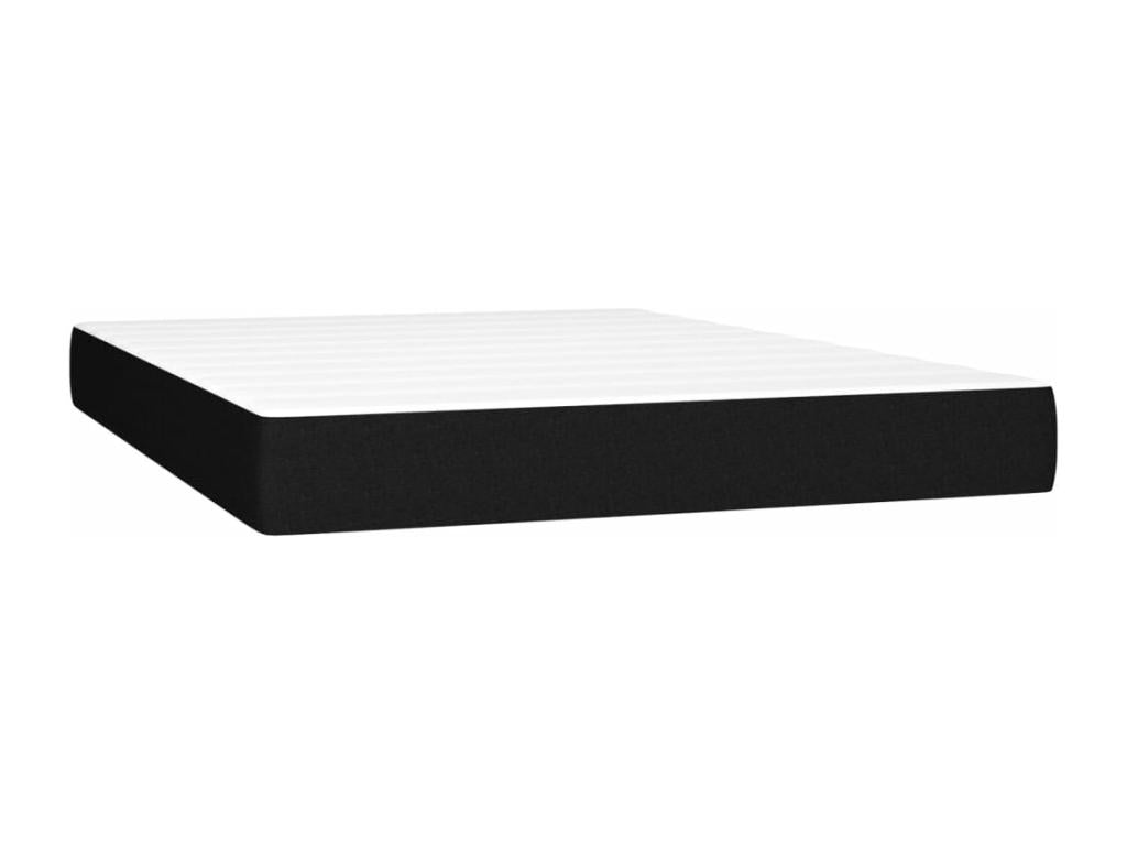 Matelas en tissu noir, 193 x 147 x 88 cm