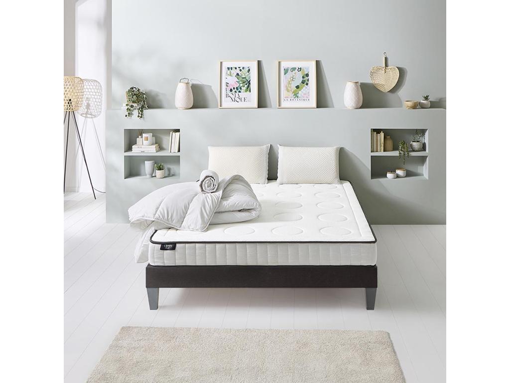 Matelas blanc, 200 x 90 x 48 cm