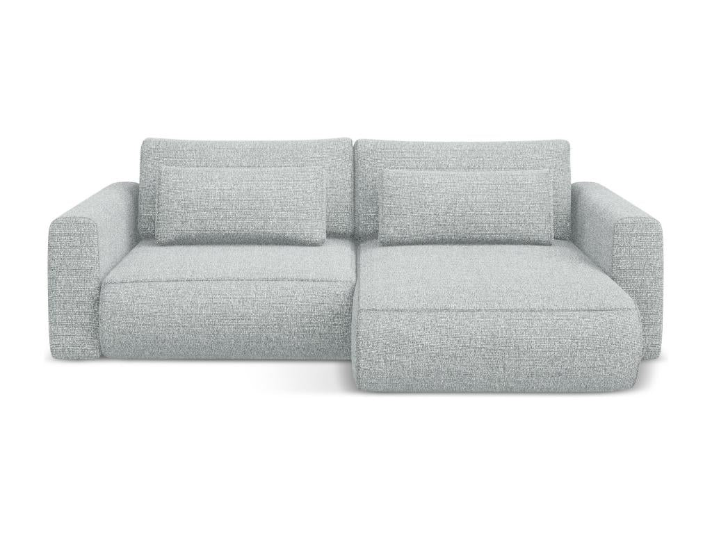 Canapé-lit en tissu Argenté, 149 x 240 x 82 cm