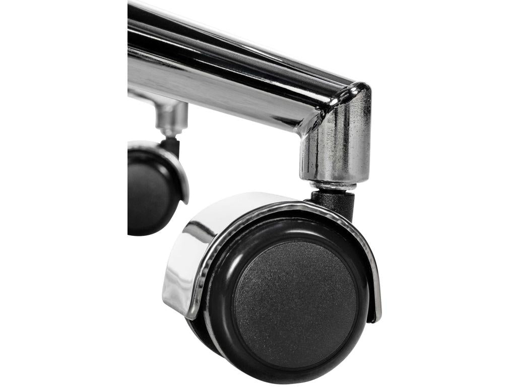 Fauteuil en cuir noir, 61 x 65 x 107 cm