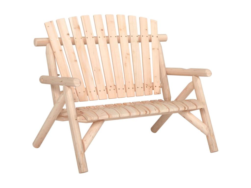 Ensemble de mobilier de jardin 3 pièces en bois massif naturel, 42 x 40 x 39 cm
