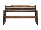 Banc marron, 150 x 51,5 x 84 cm