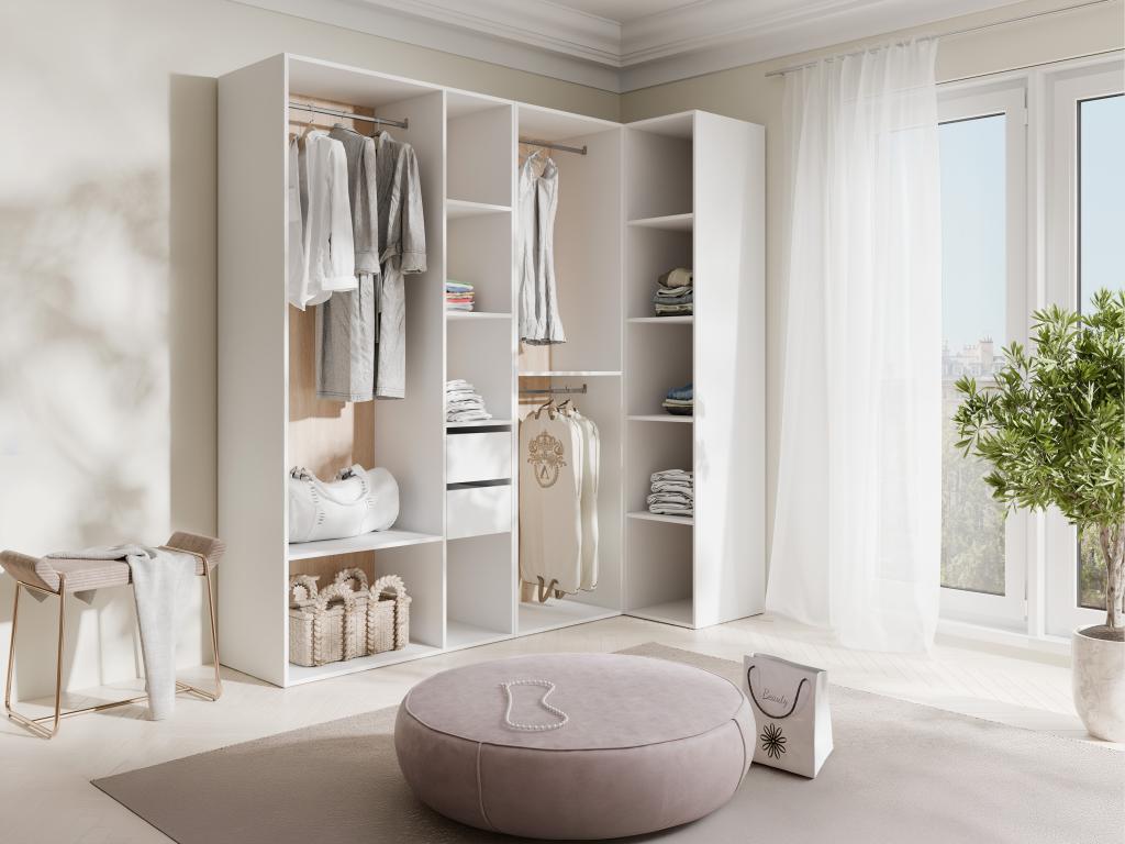 Meubles blancs pour la maison, 182,5 x 99,5 x 205 cm