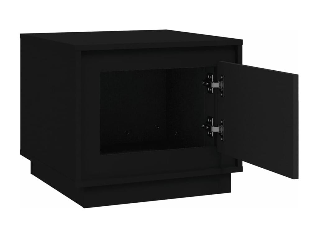 Table basse noire, 51 x 50 x 44 cm