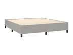 Matelas en tissu gris, 180 x 200 x 20 cm
