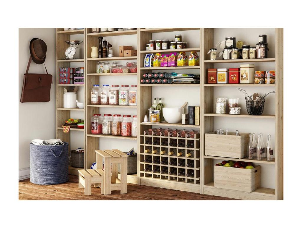 Meuble beige avec rangement, 60 x 40 x 23 cm