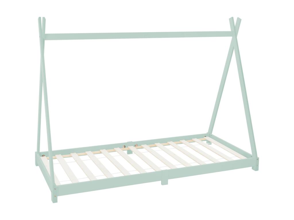 Sommier vert, 208 x 98 x 157 cm