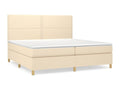 Matelas en tissu blanc, 203 x 200 x 118 cm