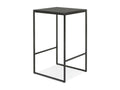 Table d'appoint noire, 60 x 60 x 103 cm